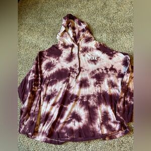 Maroon tie dye long sleeve